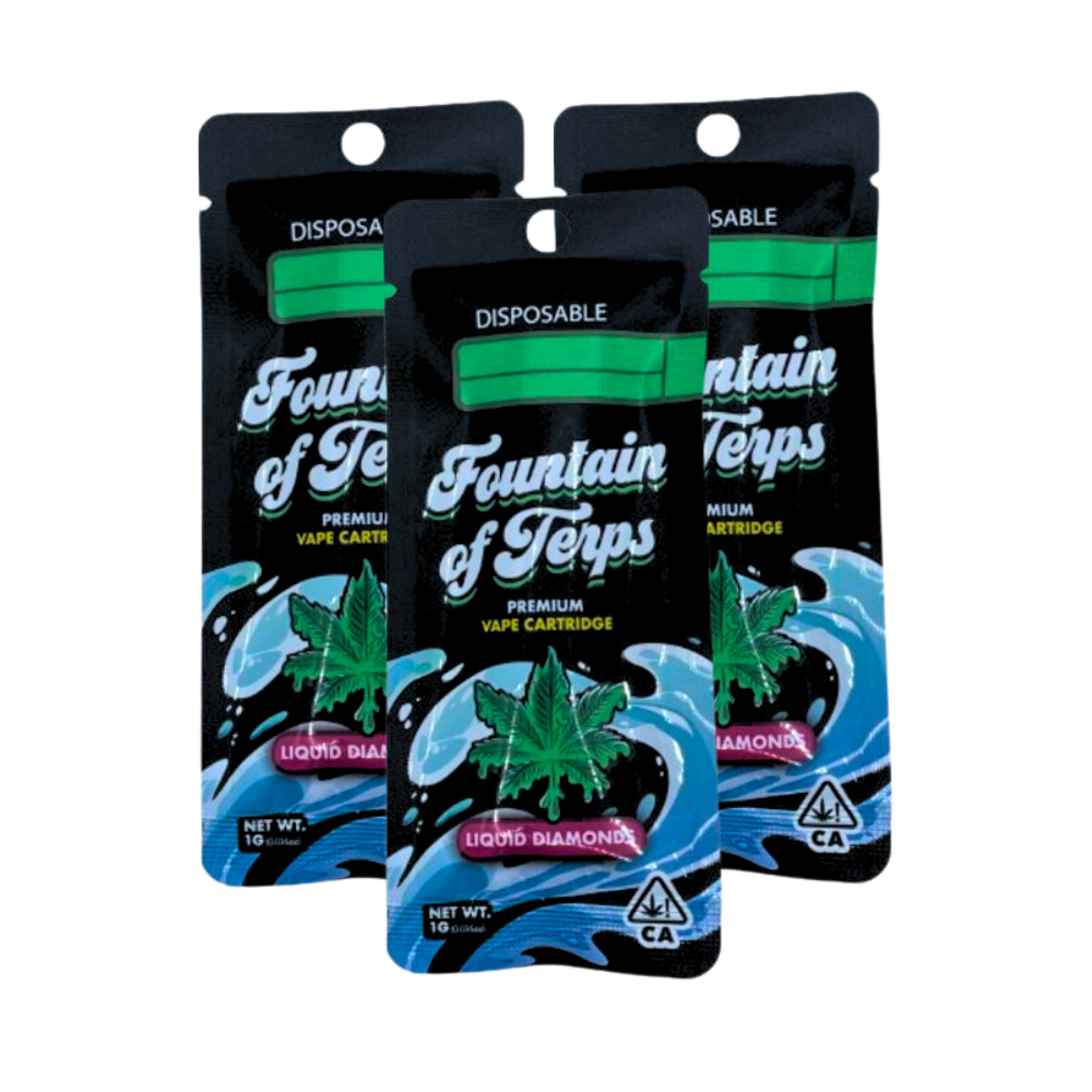 FOUNTAIN OF TERPS<br> 1G MELTED DIAMONDS<br> ALL-IN-ONE 1 Fountain of terps MELTED DIAMONDS 3 for $60