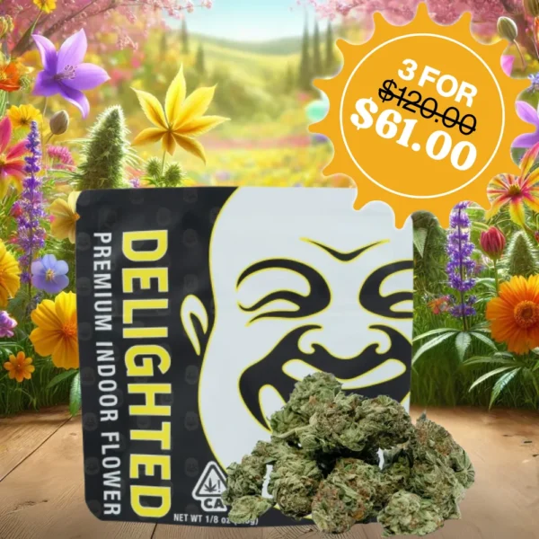 DELIGHTED<br> 3.5G FLOWER