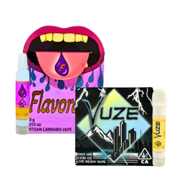 FLAVORADE & VUZE<br> 1G CARTRIDGES