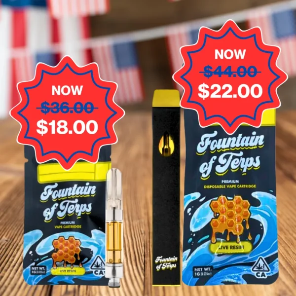 FOUNTAIN OF TERPS<br> LIVE RESIN VAPORIZERS