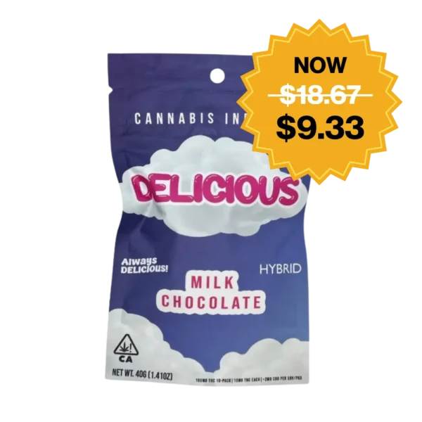 DELICIOUS<br> 100MG CHOCOLATES