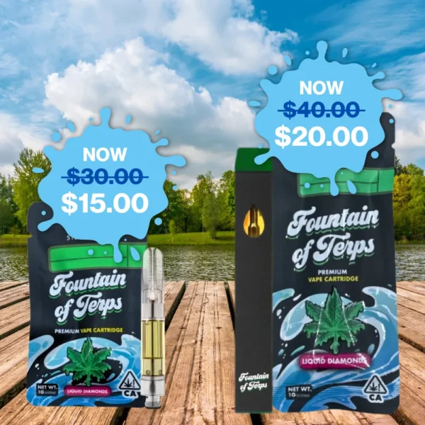 FOUNTAIN OF TERPS<BR> MELTED DIAMONDS VAPORIZERS