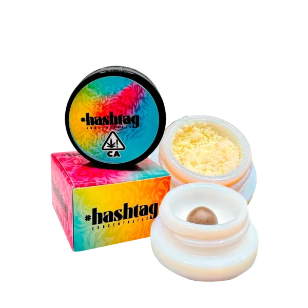 HASHTAG<br> FULL MELT HASH<br> & THCA BOWL TOPPERS
