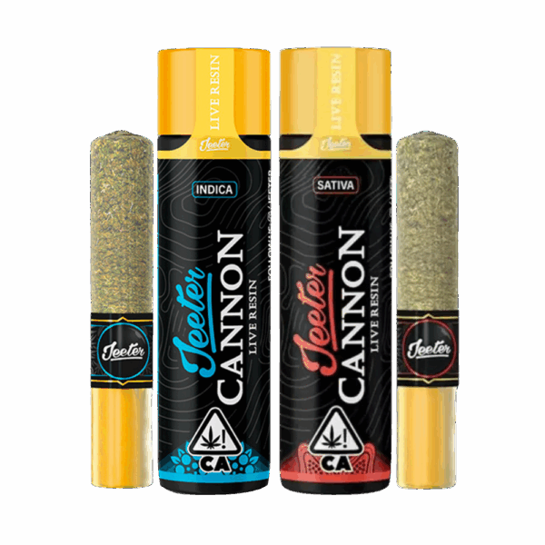 JEETER<br> 1.3G LIVE RESIN INFUSED<br> CANNON PREROLLS
