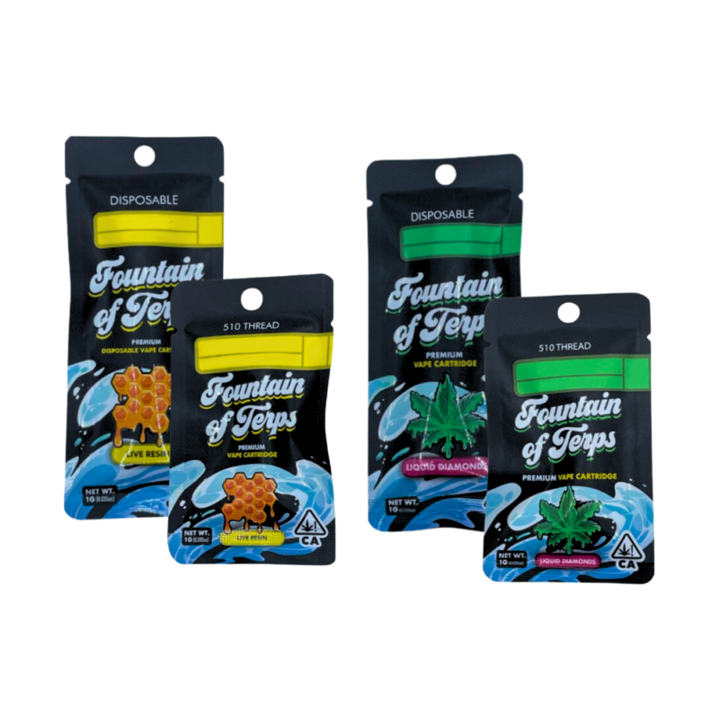 FOUNTAIN OF TERPS<br> 1G VAPORIZERS