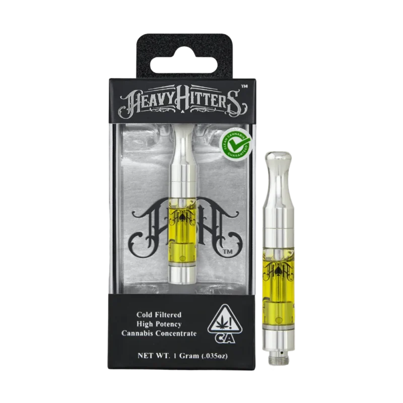 HEAVY HITTERS<br> 1G PREMIUM THC CARTRIDGES