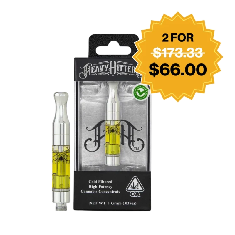 HEAVY HITTERS 1G PREMIUM THC CARTRIDGES