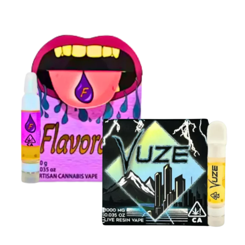 FLAVORADE & VUZE<br> 1G CARTRIDGES