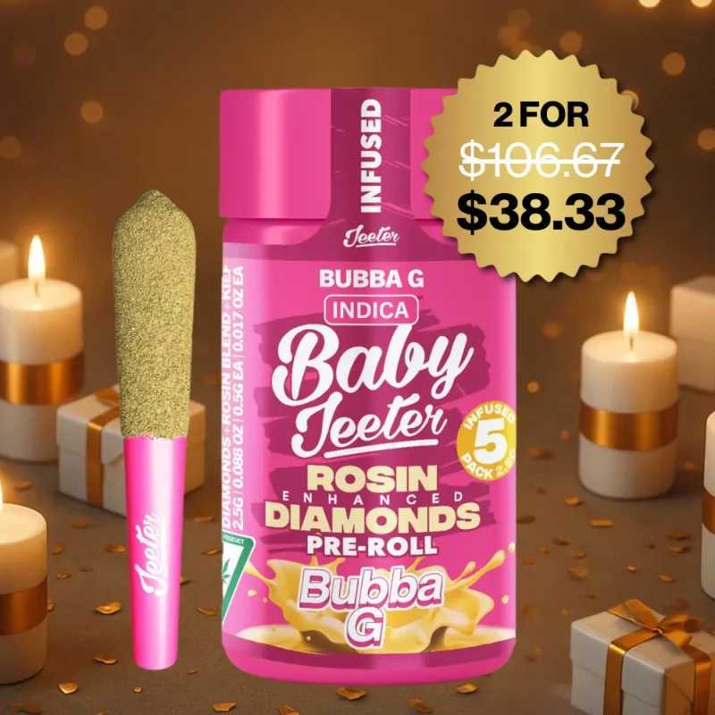 JEETER<br> INFUSED PREROLL 5-PACKS