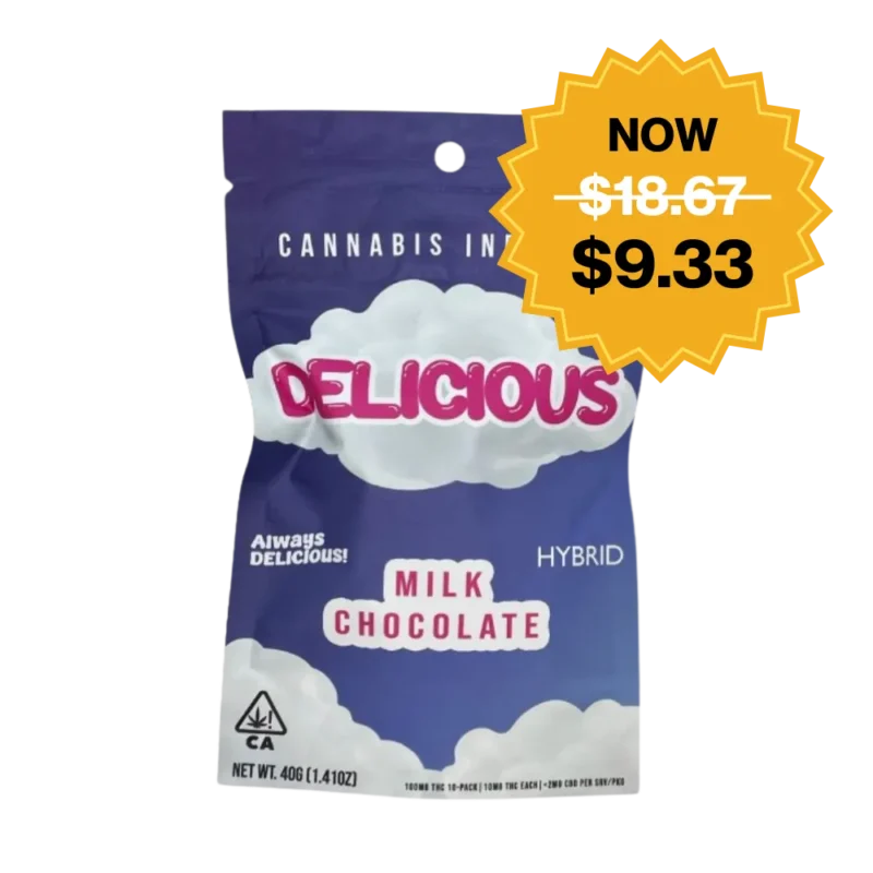 DELICIOUS<br> 100MG CHOCOLATES