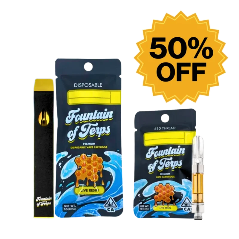 FOUNTAIN OF TERPS<Br> LIVE RESIN VAPORIZERS