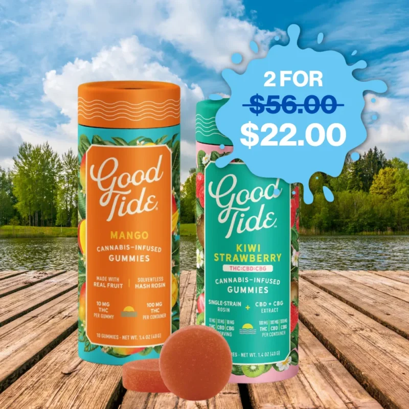 GOOD TIDE<BR> 100MG EDIBLES
