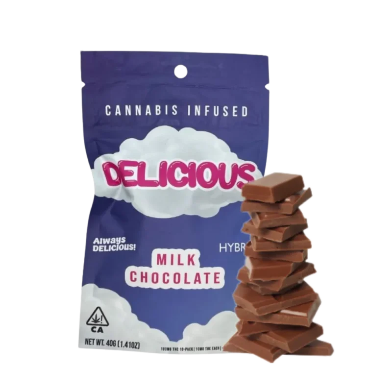 DELICIOUS<br> 100MG CHOCOLATES
