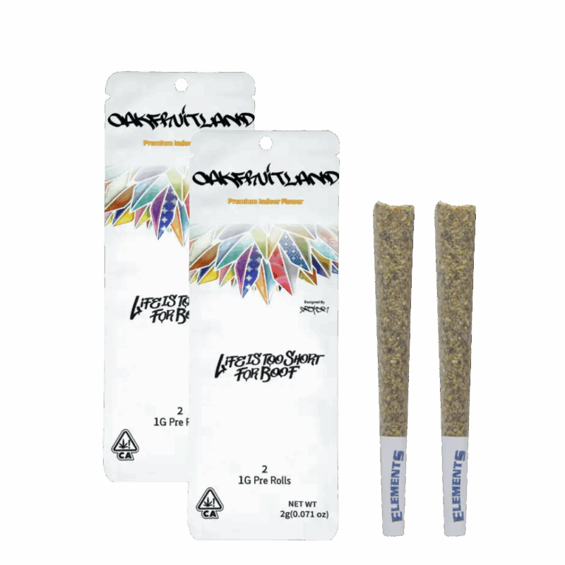 OAKFRUITLAND<br> 2G PREROLL 2-PACKS